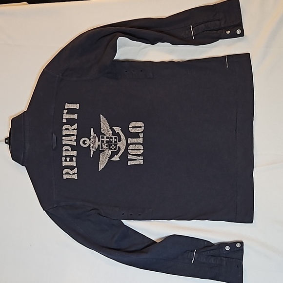AVIAZIONE NAVALE Long Sleeve Pullover sz M Navy Pre-owned - Picture 2 of 11